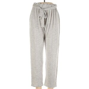 Grey and White Paperbag Tie Pants